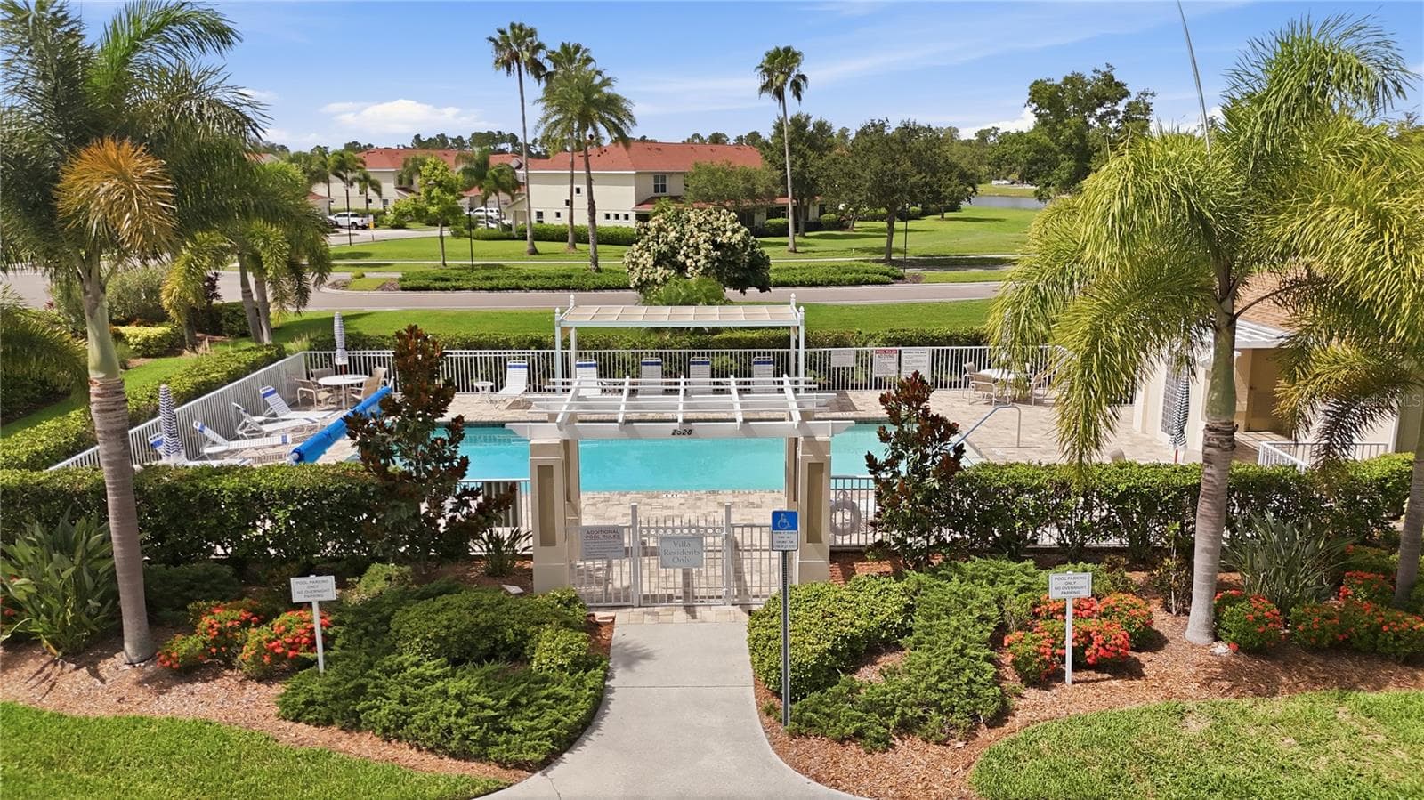 Villa pool off Magnolia Circle